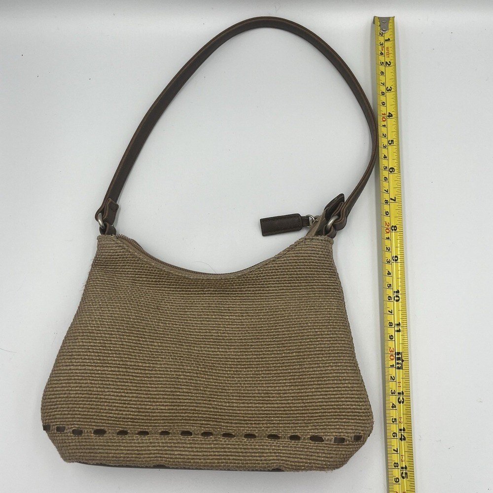 Vintage Relic‎ Purse Tan Brown Woven Boho Festival Retro 90s Vibes Minimalistic - Picture 11 of 12